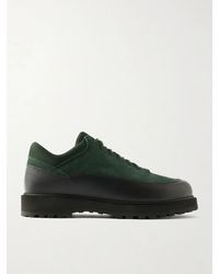 Diemme - Cornaro Gala Leather-Trimmed Suede Hiking Boots - Lyst