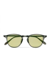 Garrett Leight - Hampton J Sun Round-Frame Acetate Sunglasses - Lyst