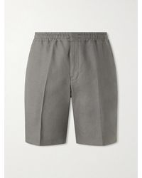 ZEGNA - Oasi Straight-Leg Linen Shorts - Lyst