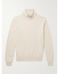 Loro Piana - Slim-Fit Baby Cashmere Rollneck Sweater - Lyst