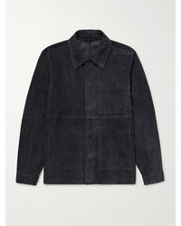 MR P. - Suede Overshirt - Lyst