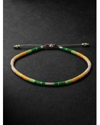 M. Cohen - Mini Rizon Sterling And Cord Beaded Bracelet - Lyst