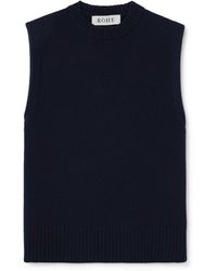 Rohe - Wool And Cashmere-blend Vest - Lyst