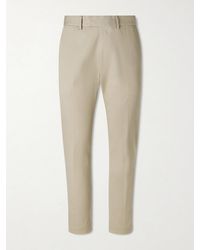 Tom Ford - Tapered Cotton-Blend Twill Trousers - Lyst