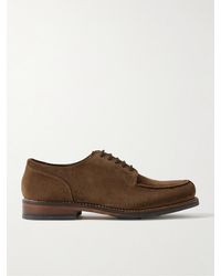 Grenson - Mac Derby-Schuhe aus Veloursleder - Lyst