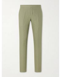 Orlebar Brown - Griffon Tapered Linen Trousers - Lyst