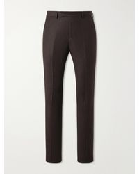 Paul Smith - Straight-Leg Wool And Cashmere-Blend Flannel Trousers - Lyst