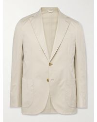 De Petrillo - Slim-Fit Cotton-Blend Suit Jacket - Lyst