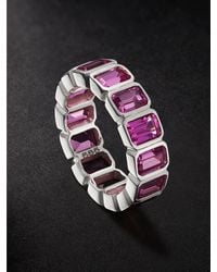 42 Suns - 14-Karat Sapphire Eternity Ring - Lyst