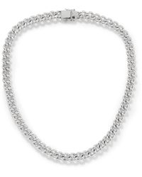 Tom Wood - Lou Rhodium-plated Chain Necklace - Lyst