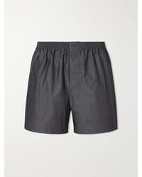 Zimmerli of Switzerland - End-On-End Cotton Boxer Shorts - Lyst