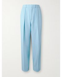 Tom Ford - Straight-leg Pleated Sequin-embellished Wool-blend Suit Trousers - Lyst