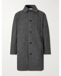 Corridor NYC - Herringbone Wool Coat - Lyst