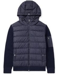 Herno - Shell-Trimmed Wool Hooded Down Jacket - Lyst