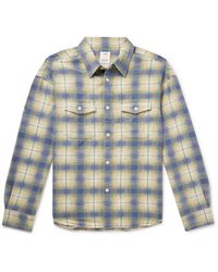 Visvim - Pioneer Checked Brushed Cotton-flannel Shirt - Lyst