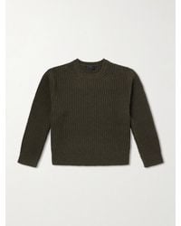 Nili Lotan - Tyler Ribbed-knit Wool Sweater - Lyst
