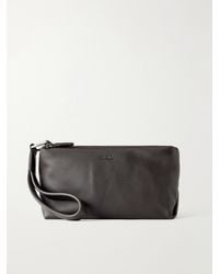 ZEGNA - Secondskin Softy Leather Wash Bag - Lyst