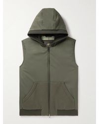 Loro Piana - Wallace Cashmere-Trimmed Padded Shell Hooded Gilet - Lyst