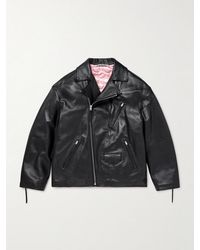 Acne Studios - Leather Biker Jacket - Lyst