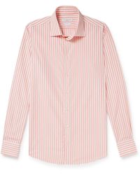 Richard James - Striped Cotton-poplin Shirt - Lyst