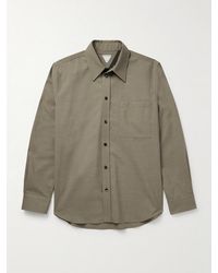 Bottega Veneta - Wool-Twill Shirt - Lyst