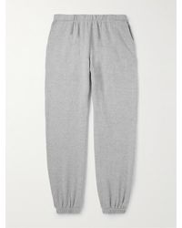The Elder Statesman - Straight-leg Cotton And Cashmere-blend Jersey Sweatpants - Lyst