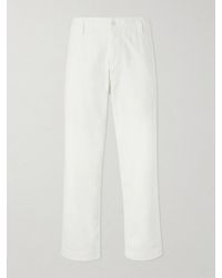 Margaret Howell - Mhl. Naval Straight-Leg Cotton-Drill Trousers - Lyst