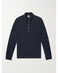 Massimo Alba - Ischia Cotton And Cashmere-Blend Piqué Polo Shirt - Lyst