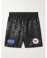 GALLERY DEPT. - Boxing Straight-Leg Appliquéd Satin-Jacquard Shorts - Lyst