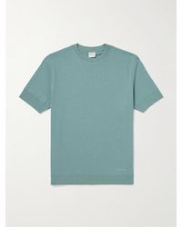 Paul Smith - Cotton And Cashmere-blend T-shirt - Lyst