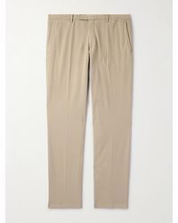 Boglioli - Slim-Fit Straight-Leg Stretch-Cotton Suit Trousers - Lyst