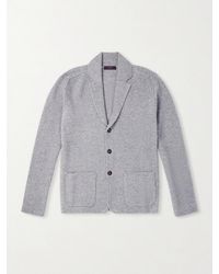 Slowear - Single-Breasted Ribbed Virgin Wool Blazer - Lyst