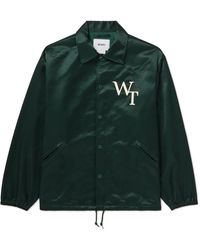 WTAPS - Logo-appliquéd Cotton-blend Sateen Coach Jacket - Lyst