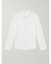 James Perse - Garment-Dyed Linen Shirt - Lyst