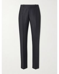 Jil Sander - Straight-Leg Wool And Mohair-Blend Trousers - Lyst