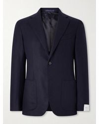 Caruso - Aida Wool And Cashmere-blend Twill Blazer - Lyst