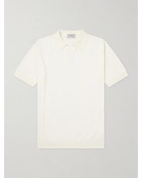 John Smedley - Noah Sea Island Cotton Polo Shirt - Lyst
