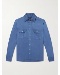 J. Mueser - Tencel Lyocell-Twill Shirt - Lyst