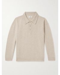 SSAM - Brushed Cashmere Polo Shirt - Lyst