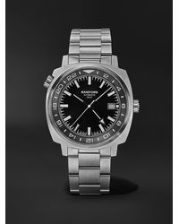 BAMFORD LONDON - Gmt Black Tie Automatic Stainless Steel Watch - Lyst