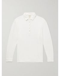 Massimo Alba - Raya Slim-fit Linen Polo Shirt - Lyst