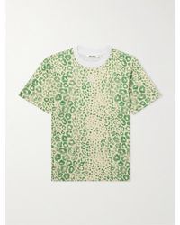 Wales Bonner - Original Logo-embroidered Leopard-print Organic Cotton-jersey T-shirt - Lyst