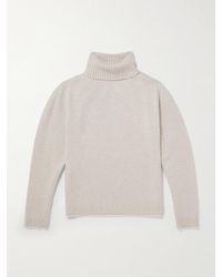 N.Peal Cashmere - Stanley Tucci Organic Cashmere Rollneck Sweater - Lyst