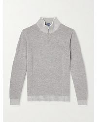 Fedeli - Cashmere Half-zip Sweater - Lyst