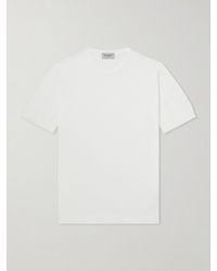 John Smedley - Torin Ss Cotton-knitted T-shirt - Lyst