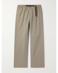 Our Legacy - Wander Wide-Leg Belted Prince Of Wales Cotton-Blend Cordura Trousers - Lyst