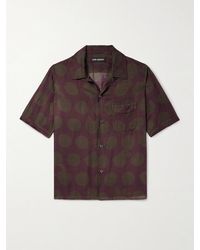 Our Legacy - Heusen Convertible-Collar Polka-Dot Cotton And Silk-Blend Shirt - Lyst