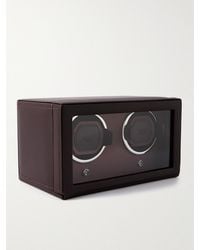 Wolf - Cub Full-Grain Vegan Double Watch Winder With Cover - Lyst