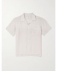 Hartford - Palmito Mc Pat Convertible-Collar Linen Shirt - Lyst
