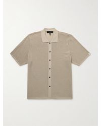 Rag & Bone - Payton Hemd aus Baumwoll-Piqué - Lyst